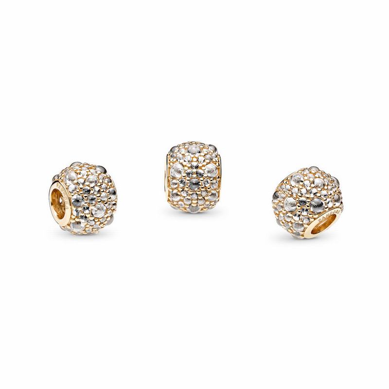 Pandora Australia Shimmering Droplets Charm - 14k Gold | TPNBIF892